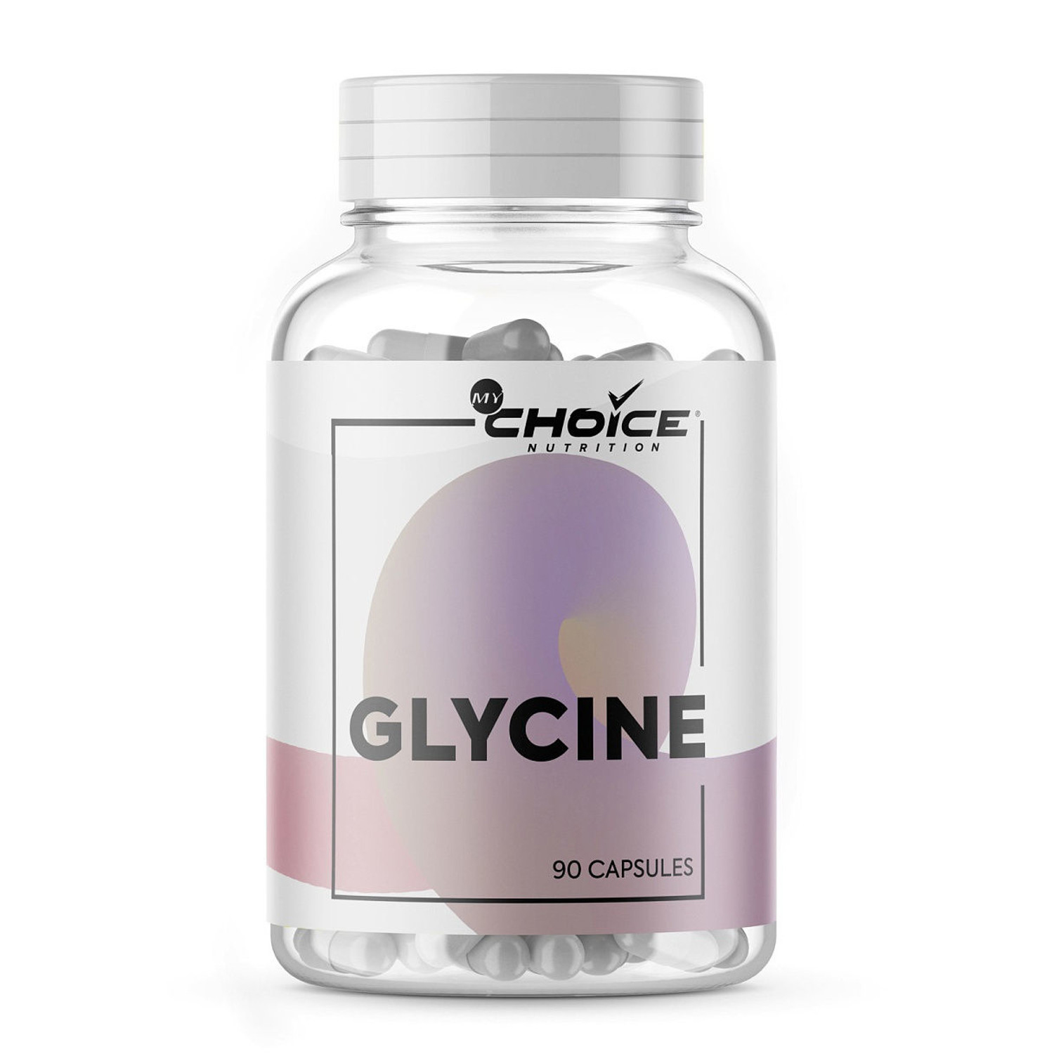 Комплексная пищевая добавка MyChoice Nutrition Glycine 1000мг*90капсул - фото 1