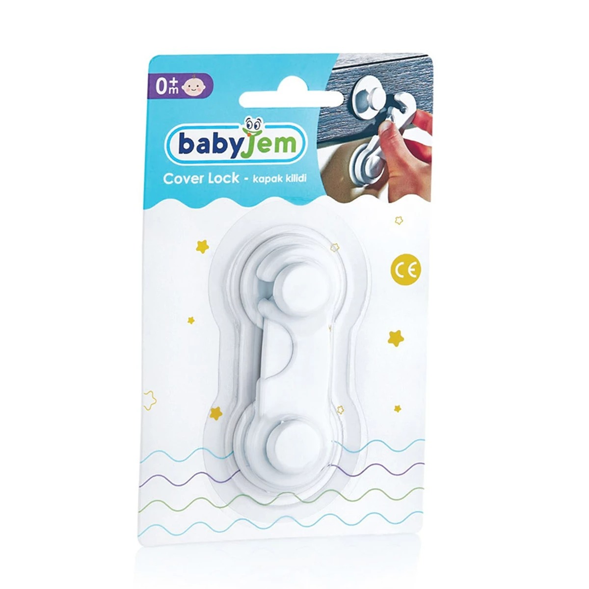 Защита для шкафов и ящиков BabyJem White 122 - фото 1