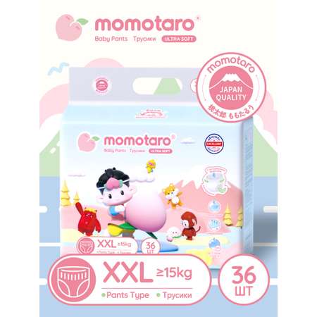 Подгузники-трусики MOMOTARO Детские 15-18 кг размер 6XXL 36 шт