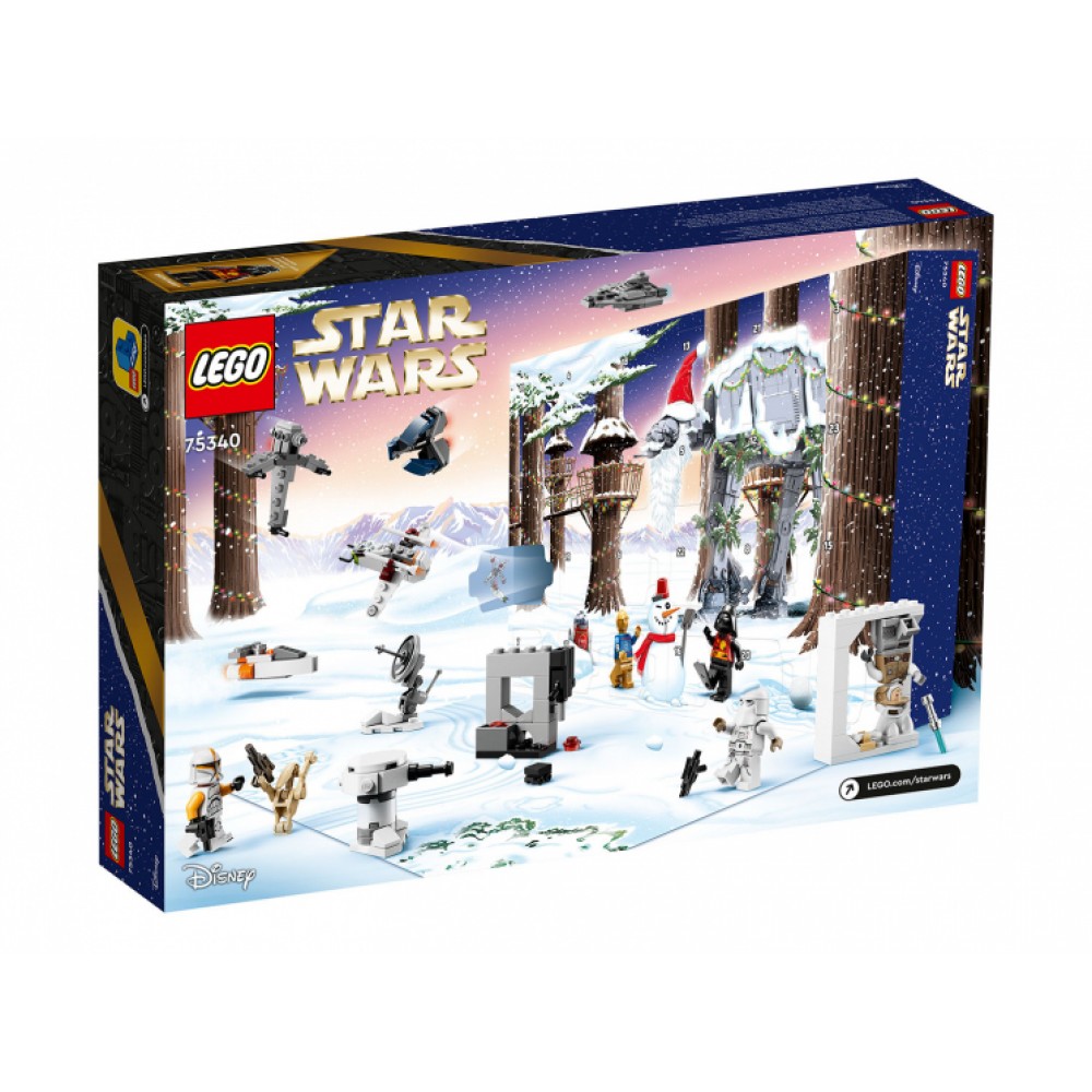 Конструктор LEGO Star Wars Новогодний календарь 75340 купить по цене 5434 ₽  в интернет-магазине Детский мир