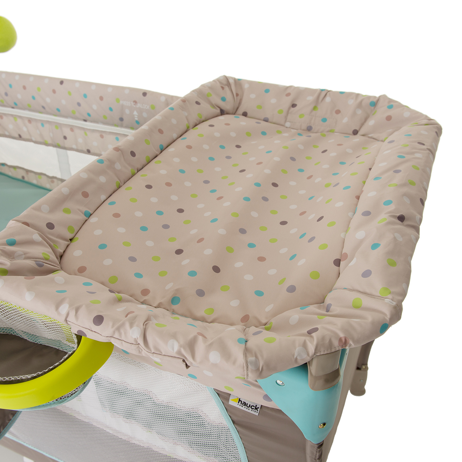 Манеж Hauck Baby Center Multi Dots Sand 607589 - фото 3