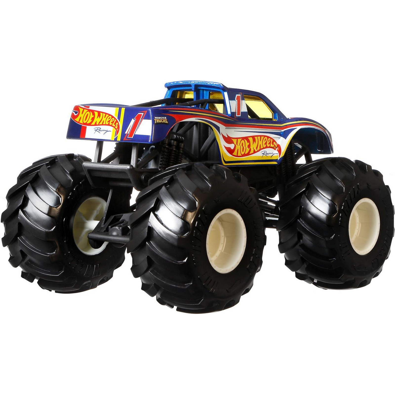 Машинка Hot Wheels Monster Trucks большой Рейсинг 1 GTJ36 FYJ83 - фото 4