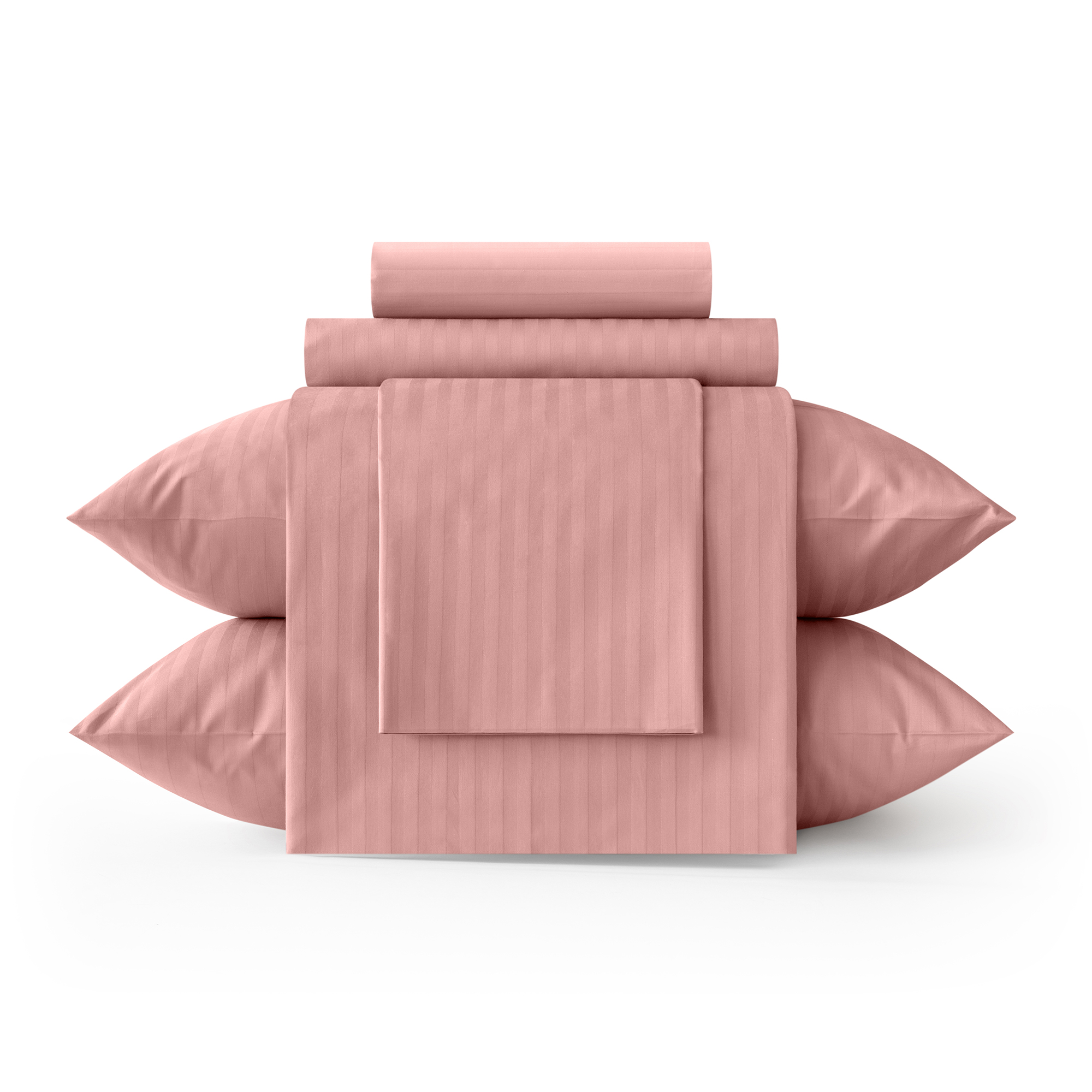 Комплект постельного белья Verossa 1.5СП Rouge страйп-сатин наволочки 70х70см 100% хлопок - фото 4