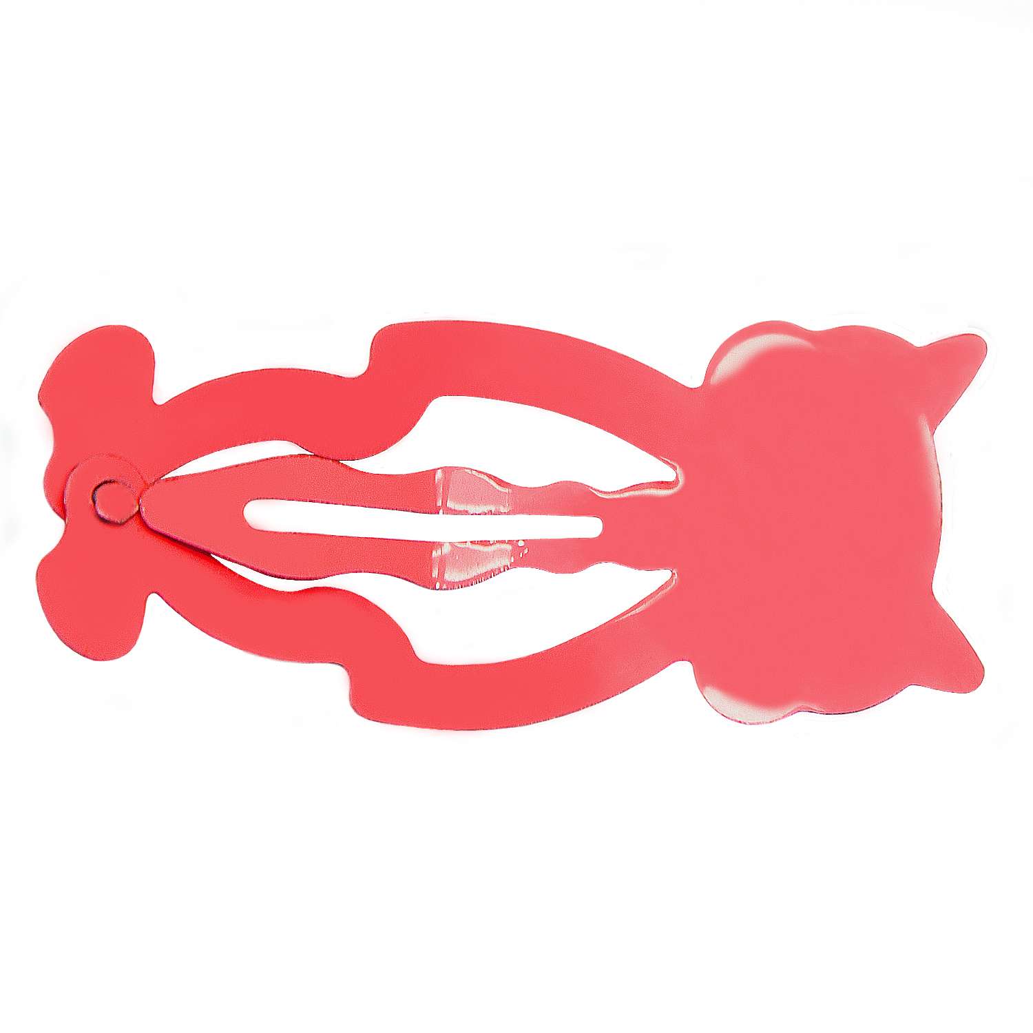 Набор заколок для волос B and H Клик-клак Котики Фиолетовый-Нежно-розовый 4шт W0136 - фото 6