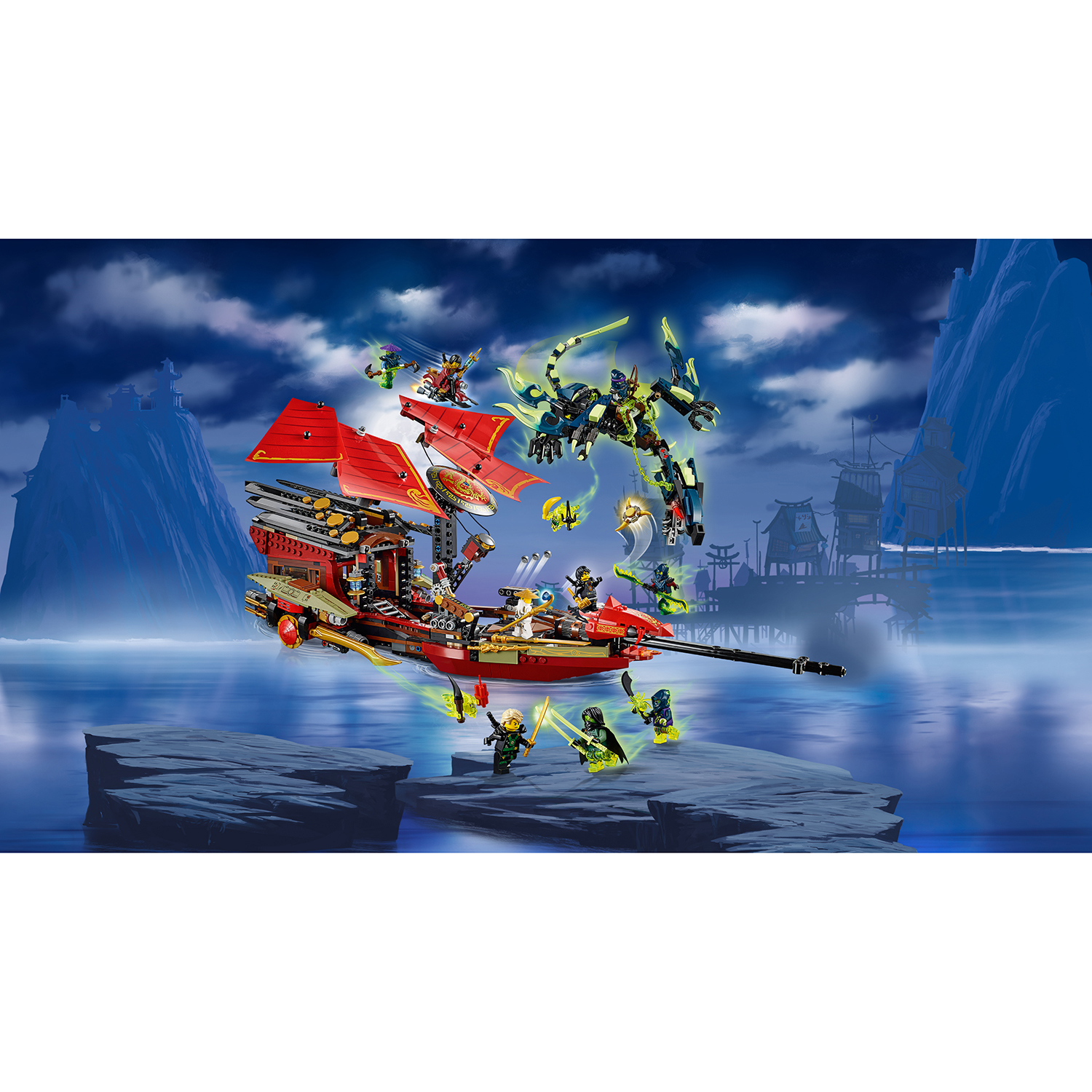 Конструктор LEGO Ninjago Корабль "Дар Судьбы". Решающая битва (70738) - фото 5