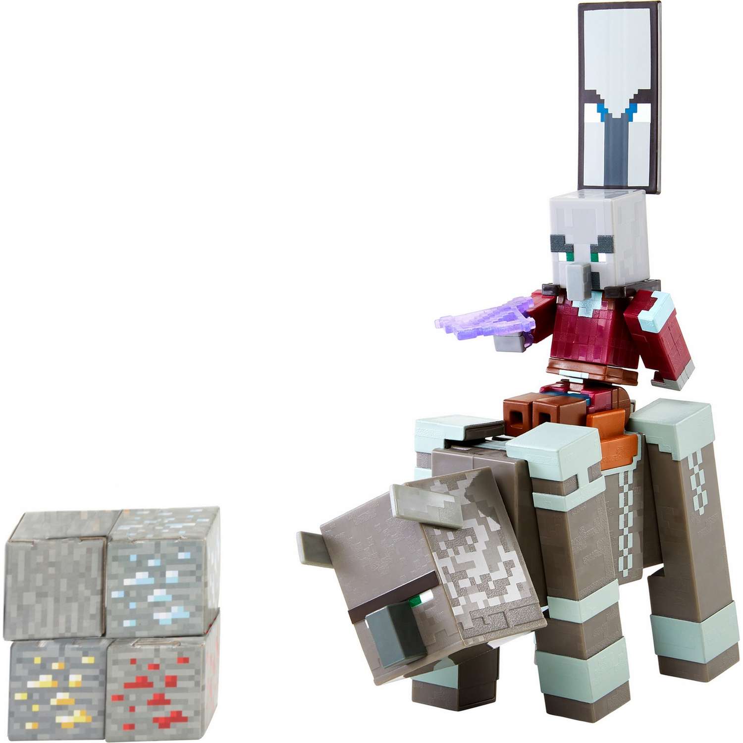 Набор фигурок Minecraft Разоритель и Капитан Разбойников GTT54 - фото 4