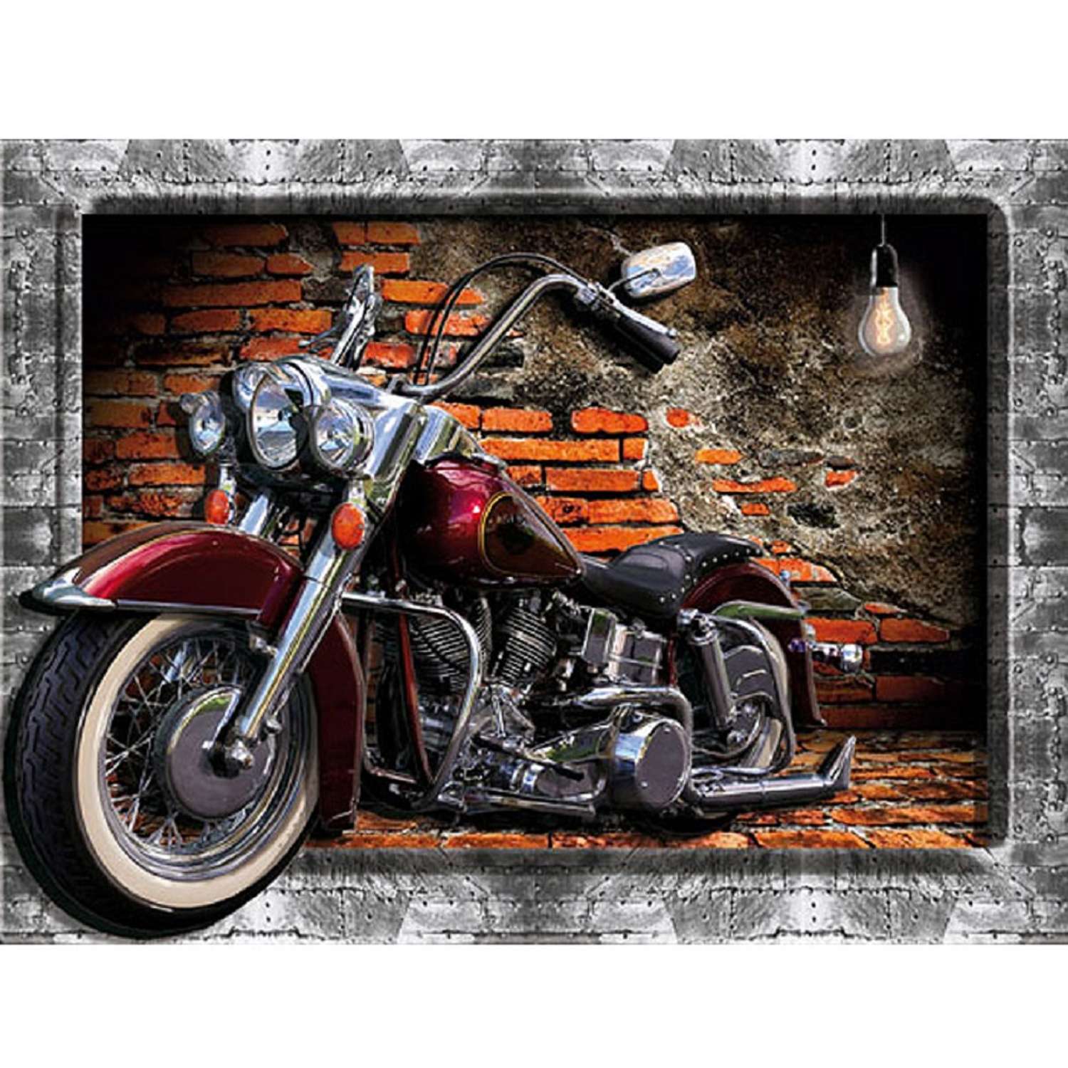 Картина по номерам 30х40см Darvish Мотоцикл холст на подрамнике - фото 1