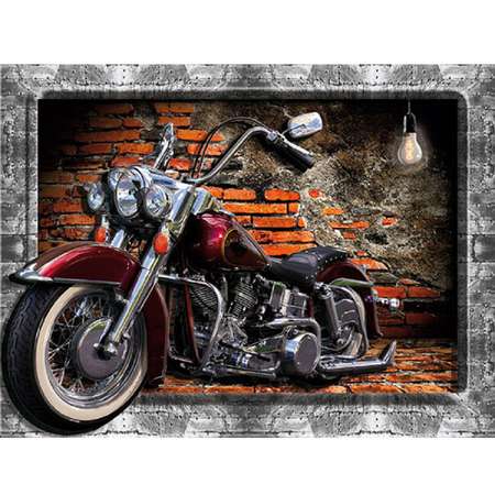 Картина по номерам 30х40см Darvish Мотоцикл холст на подрамнике
