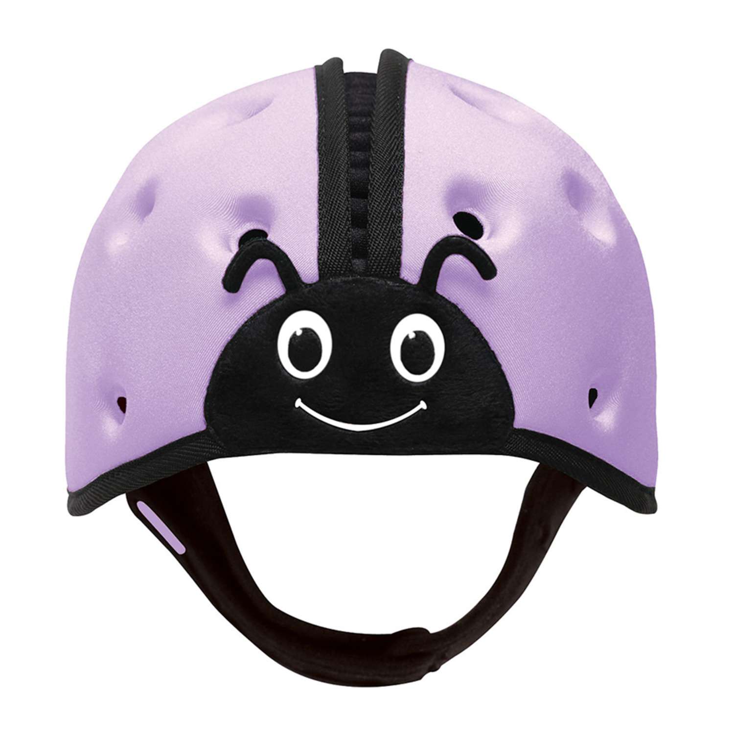 Шапка-шлем SafeheadBABY для защиты головы. Божья коровка. Цвет: фиолетовый - фото 1