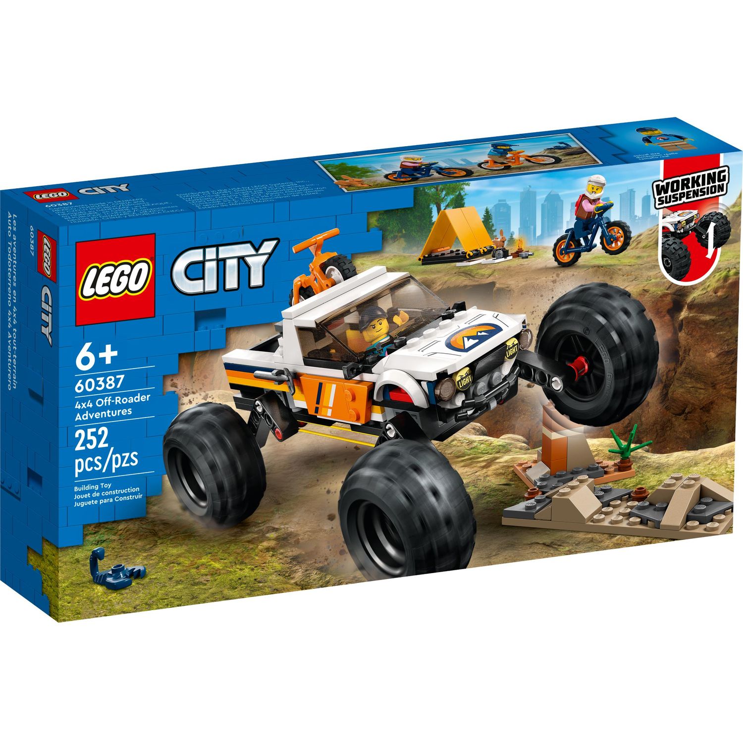 Конструктор LEGO Приключения внедорожника 4*4 60387 - фото 9