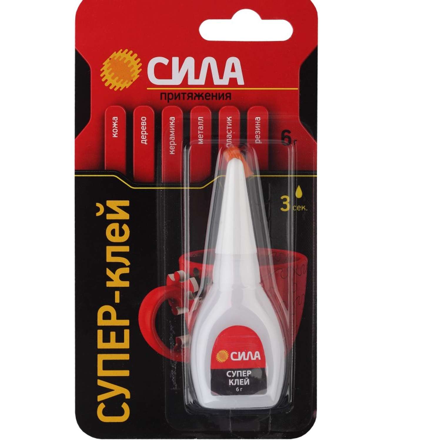 Супер-клей Сила SSBL1-6 6г - фото 1