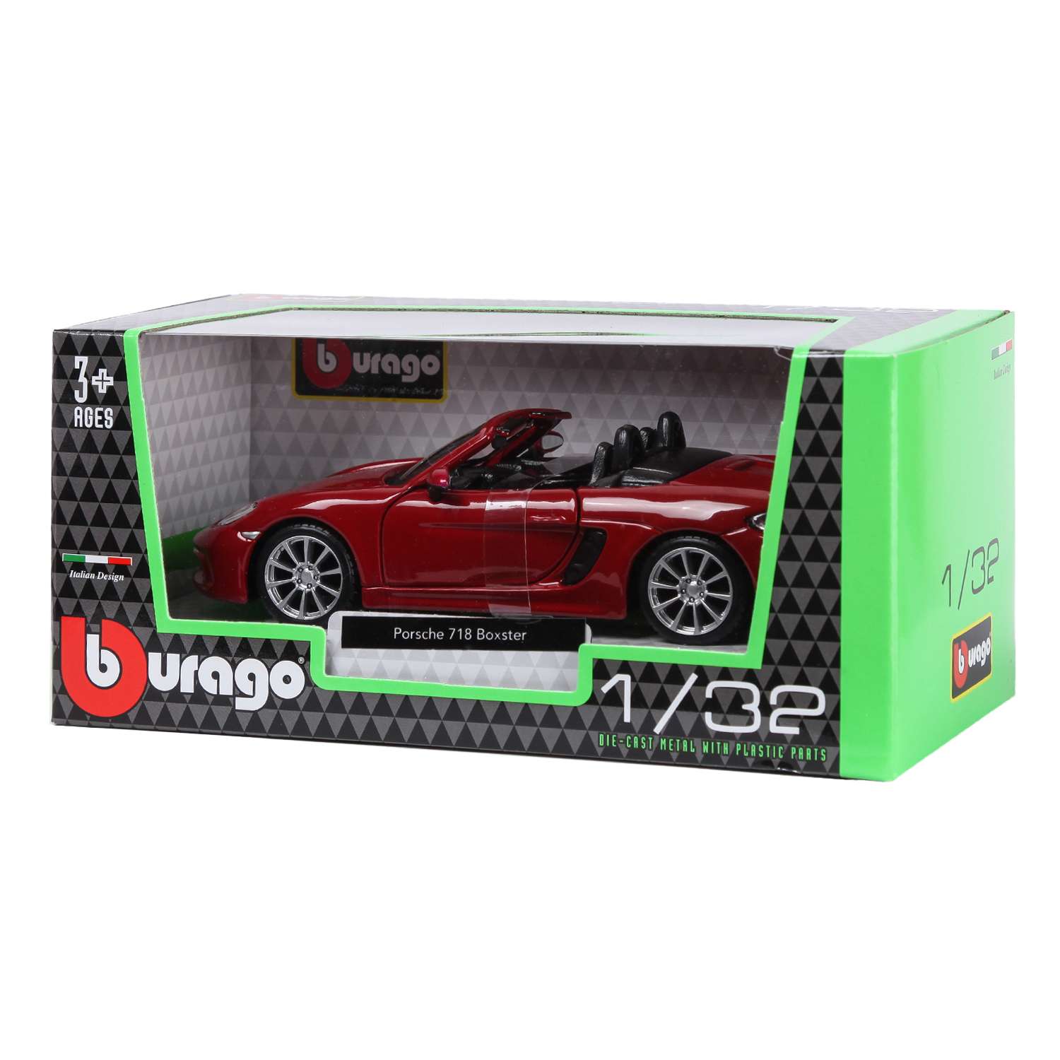 Машина BBurago 1:32 Porsche 718 Boxster 18-43049 18-43049 - фото 2