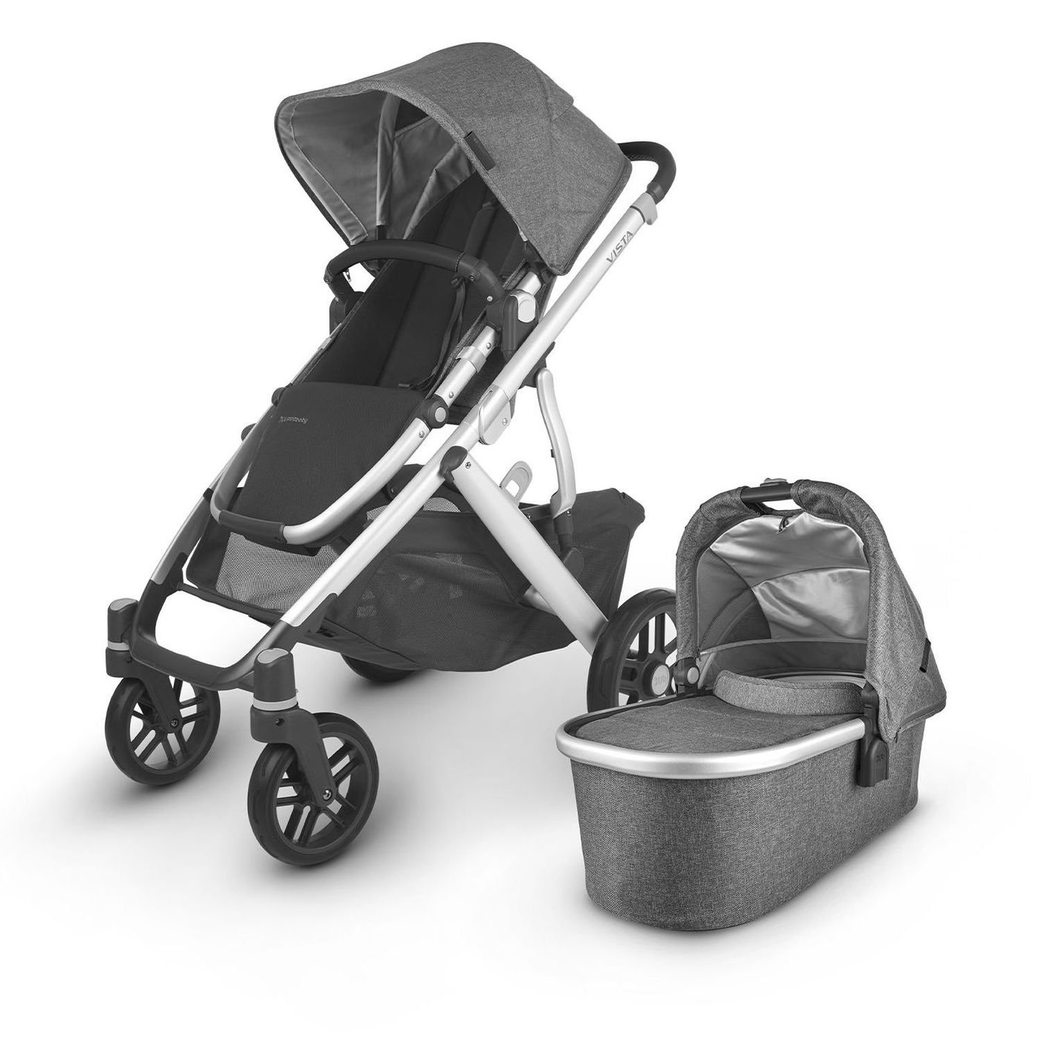 Коляска 2в1 UPPAbaby Vista V2 Jordan Графитовый меланж - фото 1