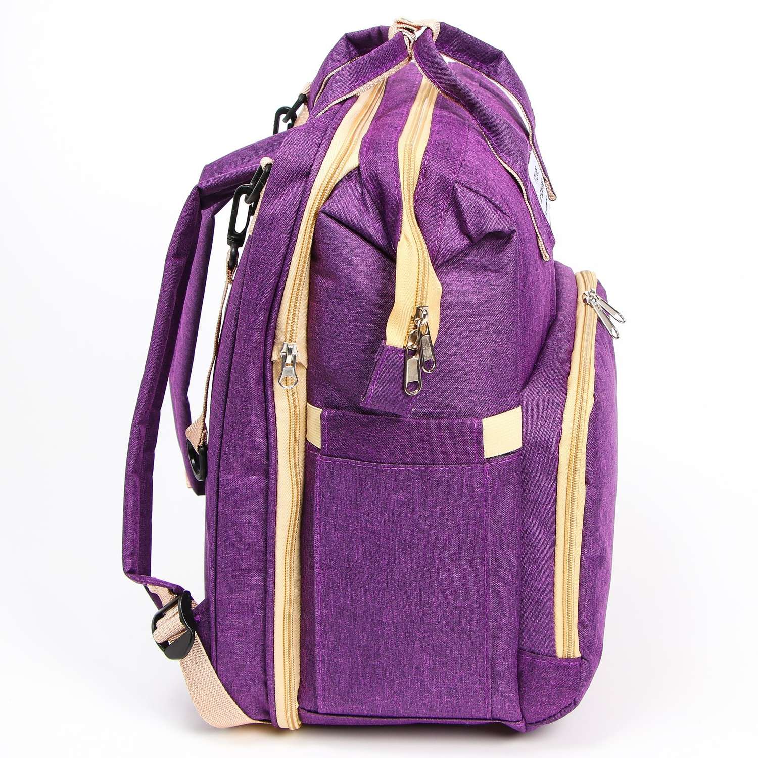 Сумка-рюкзак Sima-Land с пеленальным ковриком цвет фиолетовый - фото 8
