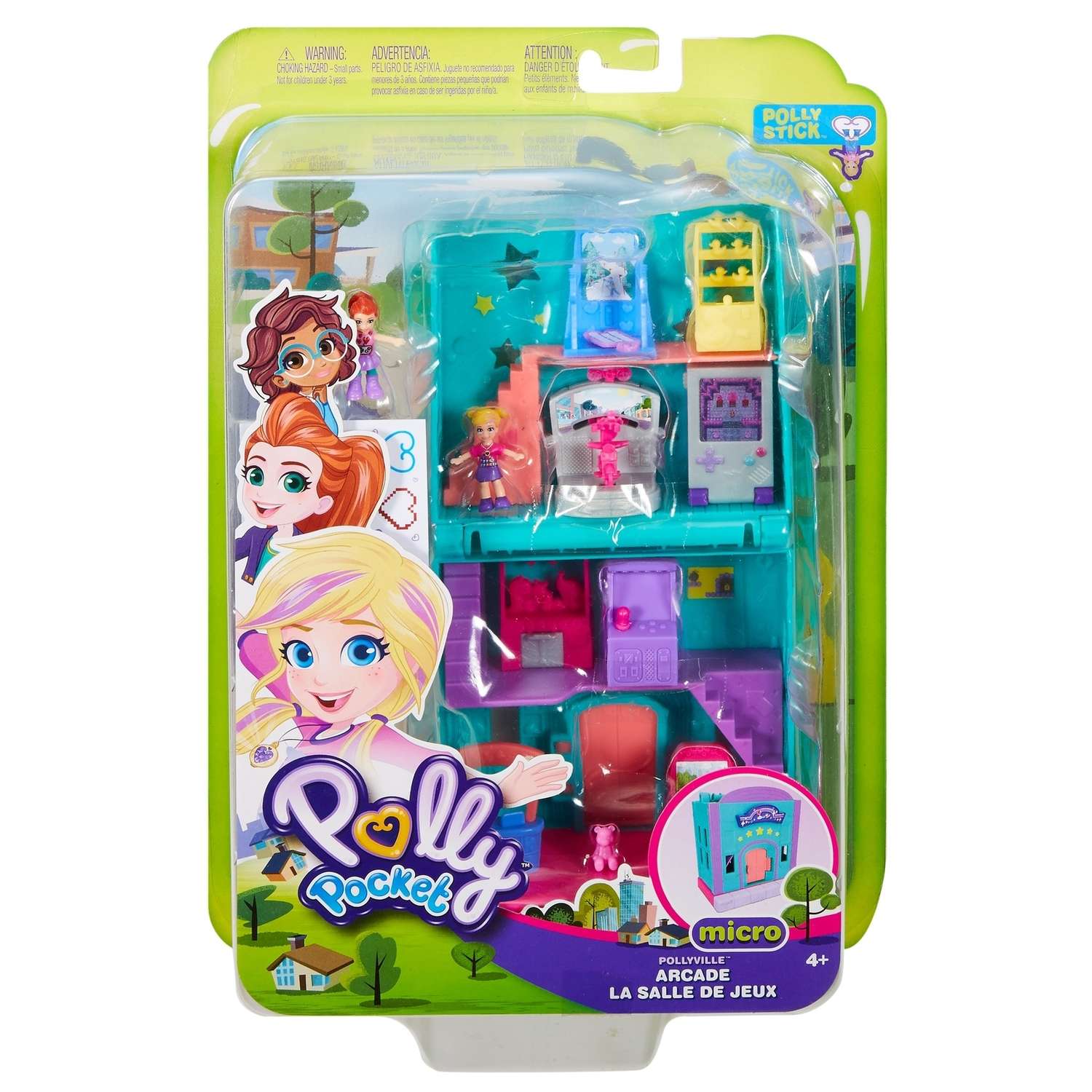 Набор игровой POLLY POCKET Полливиль станция Игровая комната GFP41 GGC29 - фото 2