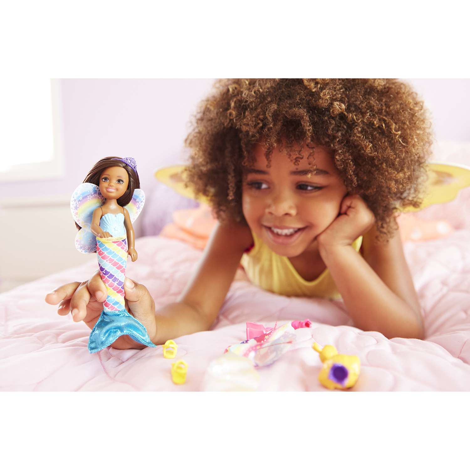 Кукла Barbie Челси фея русалка FJD01 FJC99 - фото 7