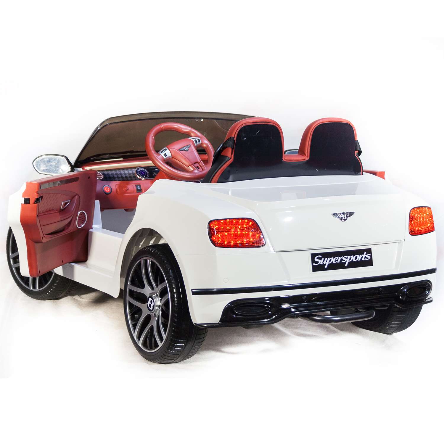 Электромобиль TOYLAND Bentley Continental Supersports белый - фото 7