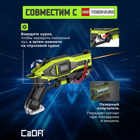 Конструктор CaDa Sci-Fi laser 1408 деталей C81057W