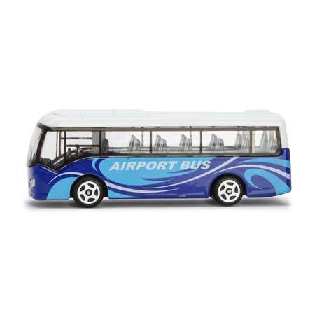 Автобус Автоград металлический «Междугородний» масштаб 1:64 цвет синий