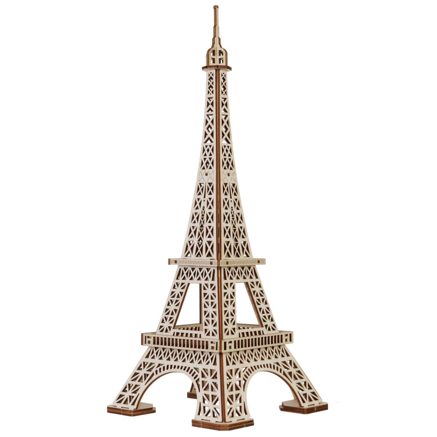 Сборная модель деревянная TADIWOOD Эйфелева башня 40.5 см 41 деталь - фото 1