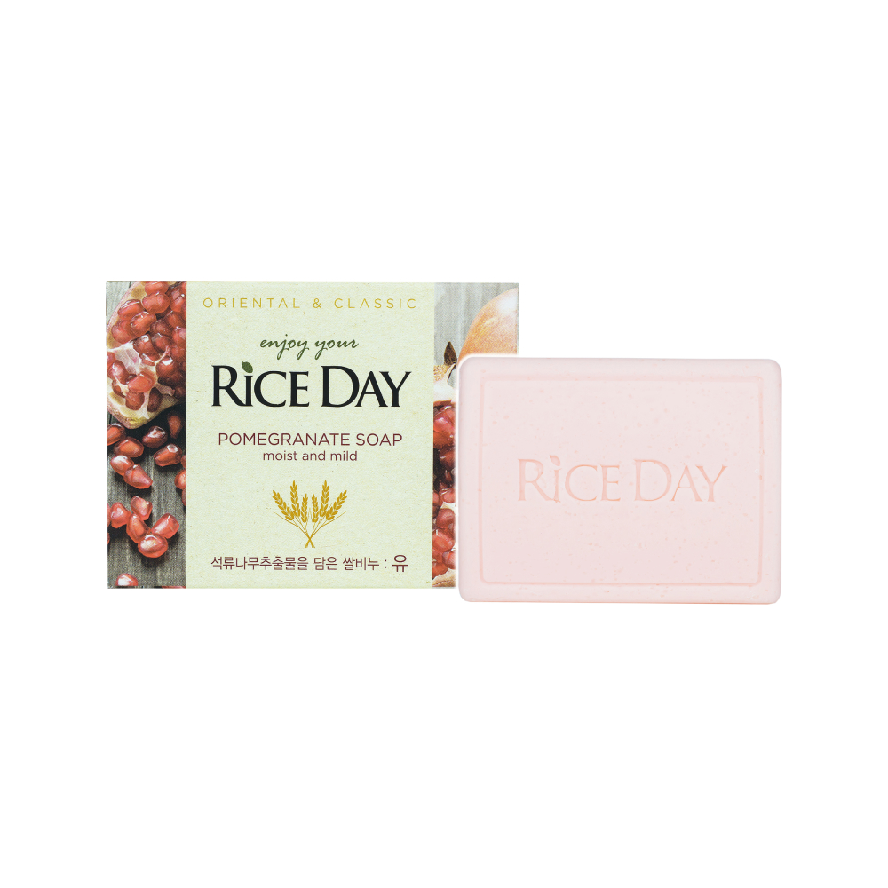 Туалетное мыло CJ LION Riceday Soap с экстрактом граната и пиона 100 г - фото 2