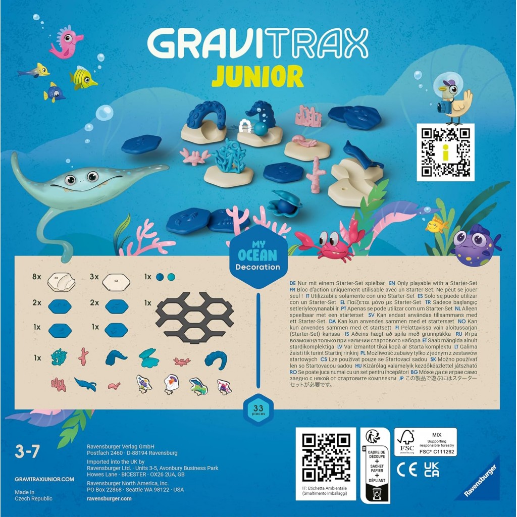 Конструктор Ravensburger GraviTrax Junior океан - фото 6