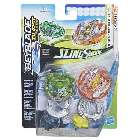 Волчок BeyBlade Слингшок Роктавор и Миноборос E4743EU4