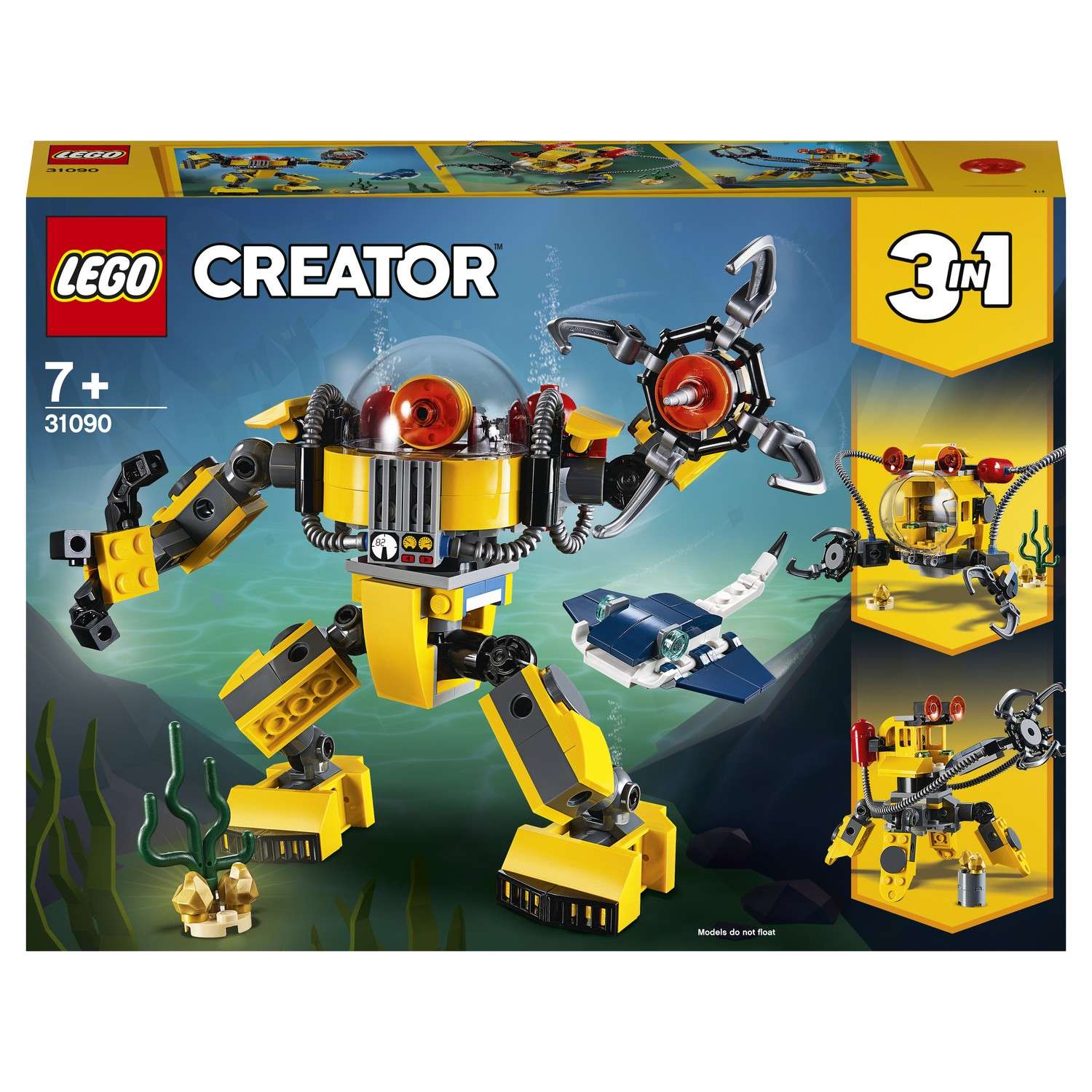 Конструктор LEGO Creator Робот для подводных исследований 31090 - фото 2