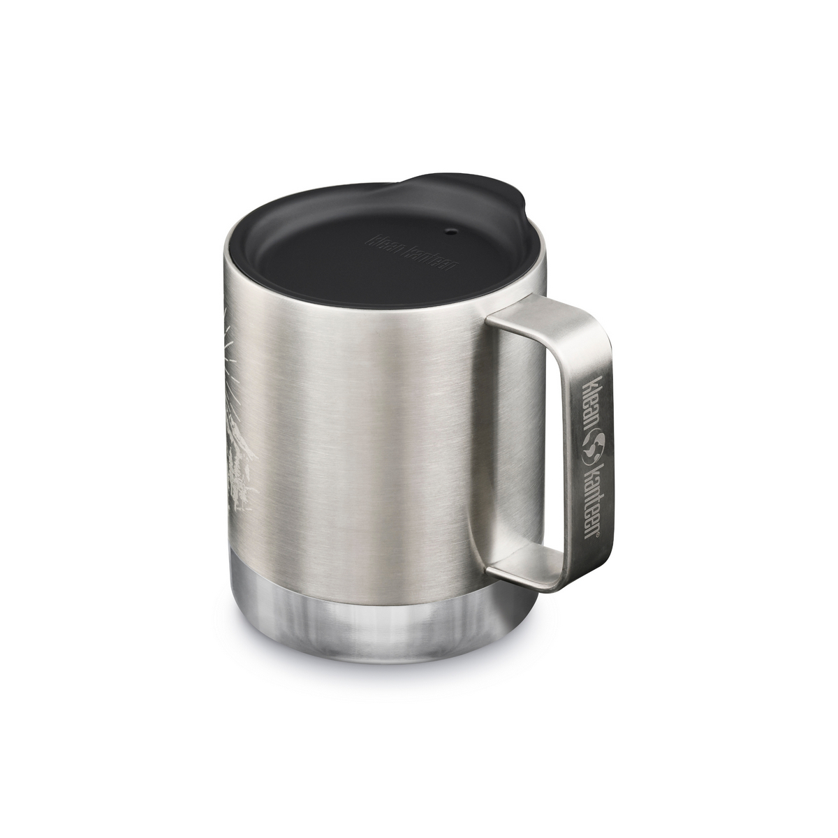 Термокружка Klean Kanteen Camp Mug 12oz Mountain Brushed Stainless 355 мл - фото 2