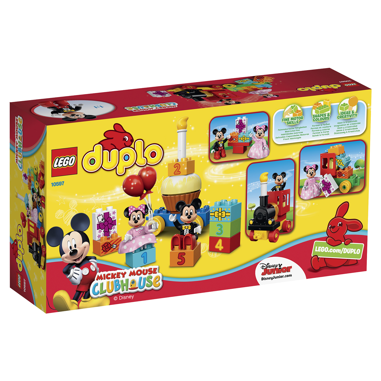 Конструктор LEGO DUPLO Disney TM День рождения с Микки и Минни (10597) - фото 3