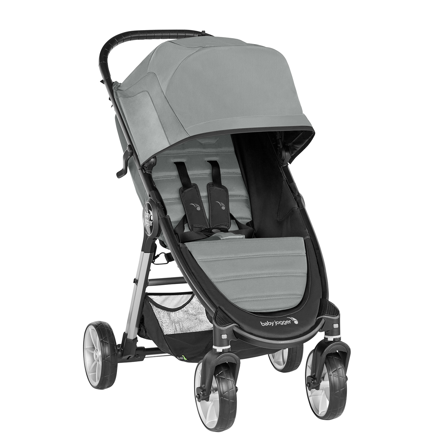 Коляска Baby Jogger City MIni 2 4W Slate Серый - фото 1