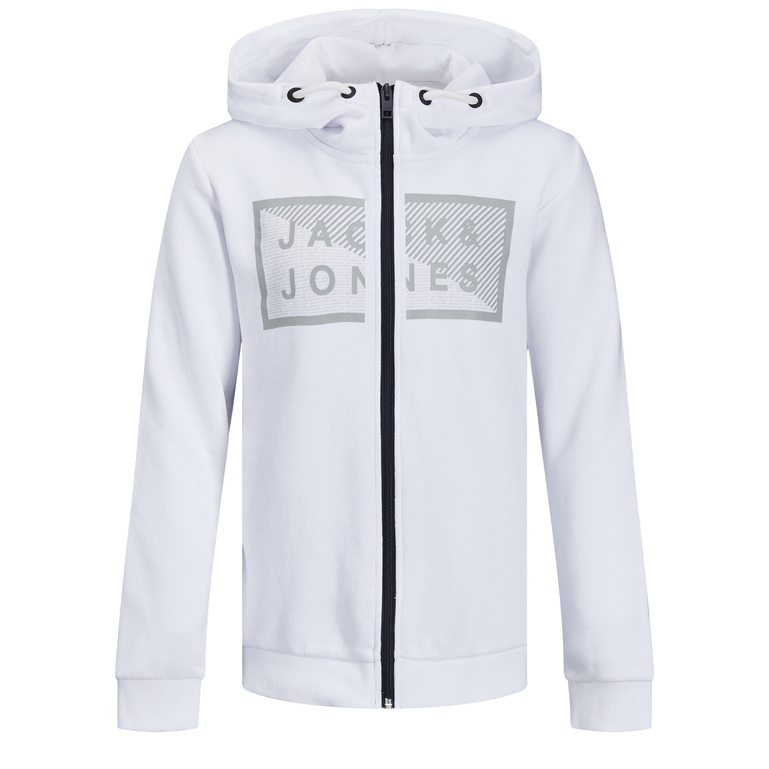 Толстовка JACK AND JONES JUNIOR 12187025/White - фото 1