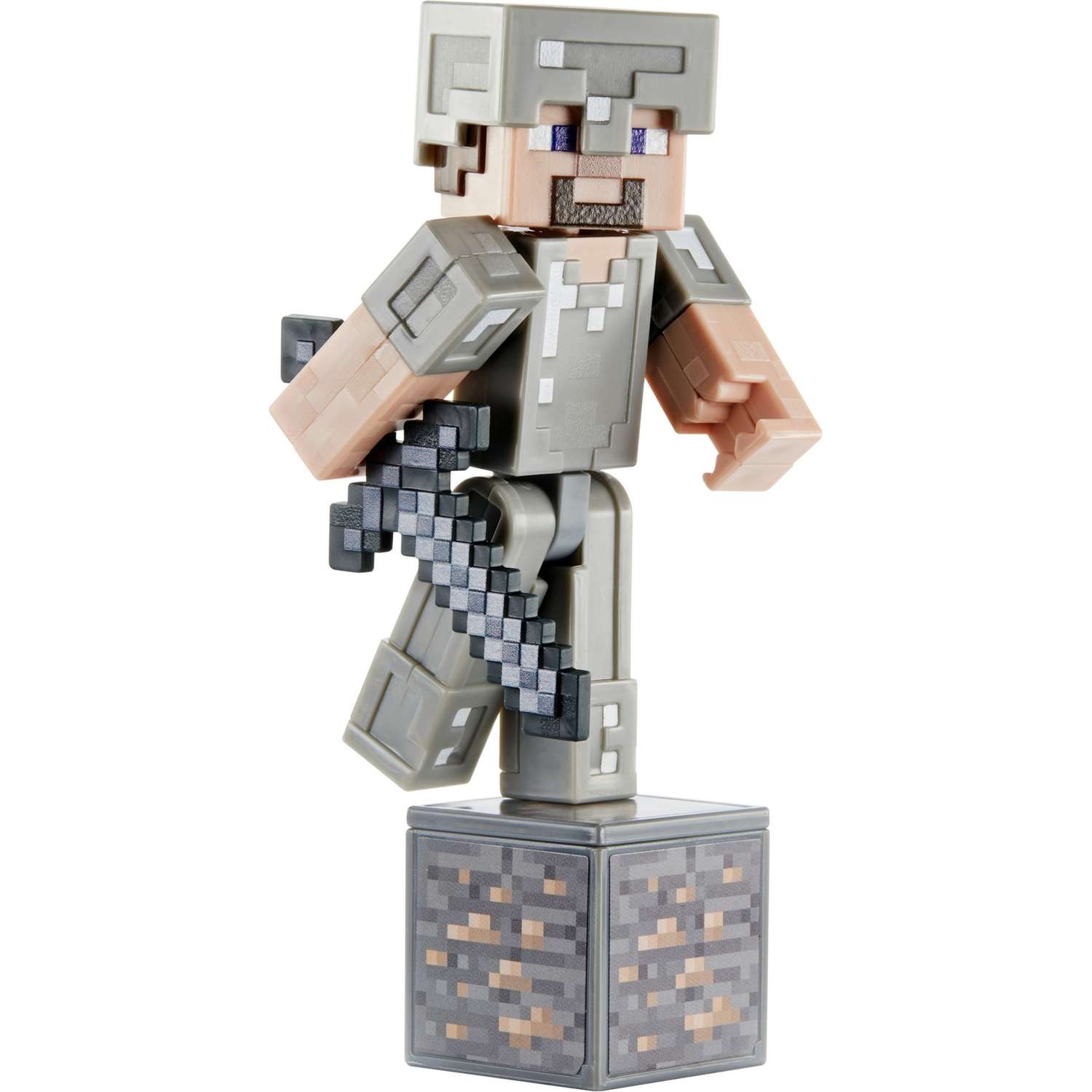 Фигурка Minecraft Стив в железной броне с аксессуарами GCC17 - фото 3