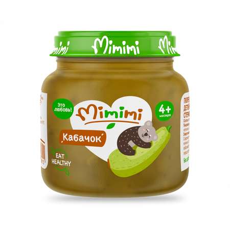 Пюре Mimimi из кабачков 80г с 4месяцев