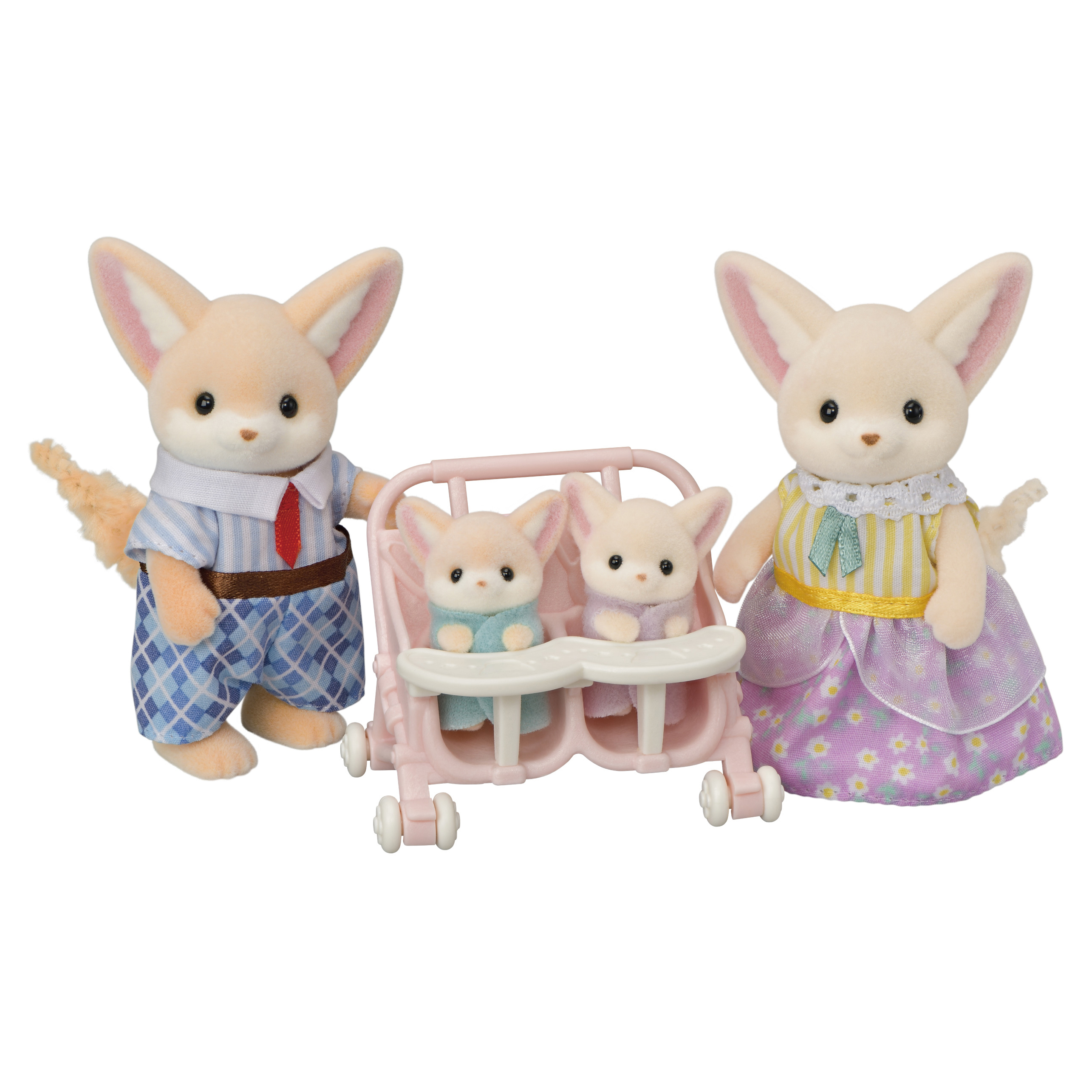 Игровой набор Sylvanian Families Семья лисичек фенек - фото 1