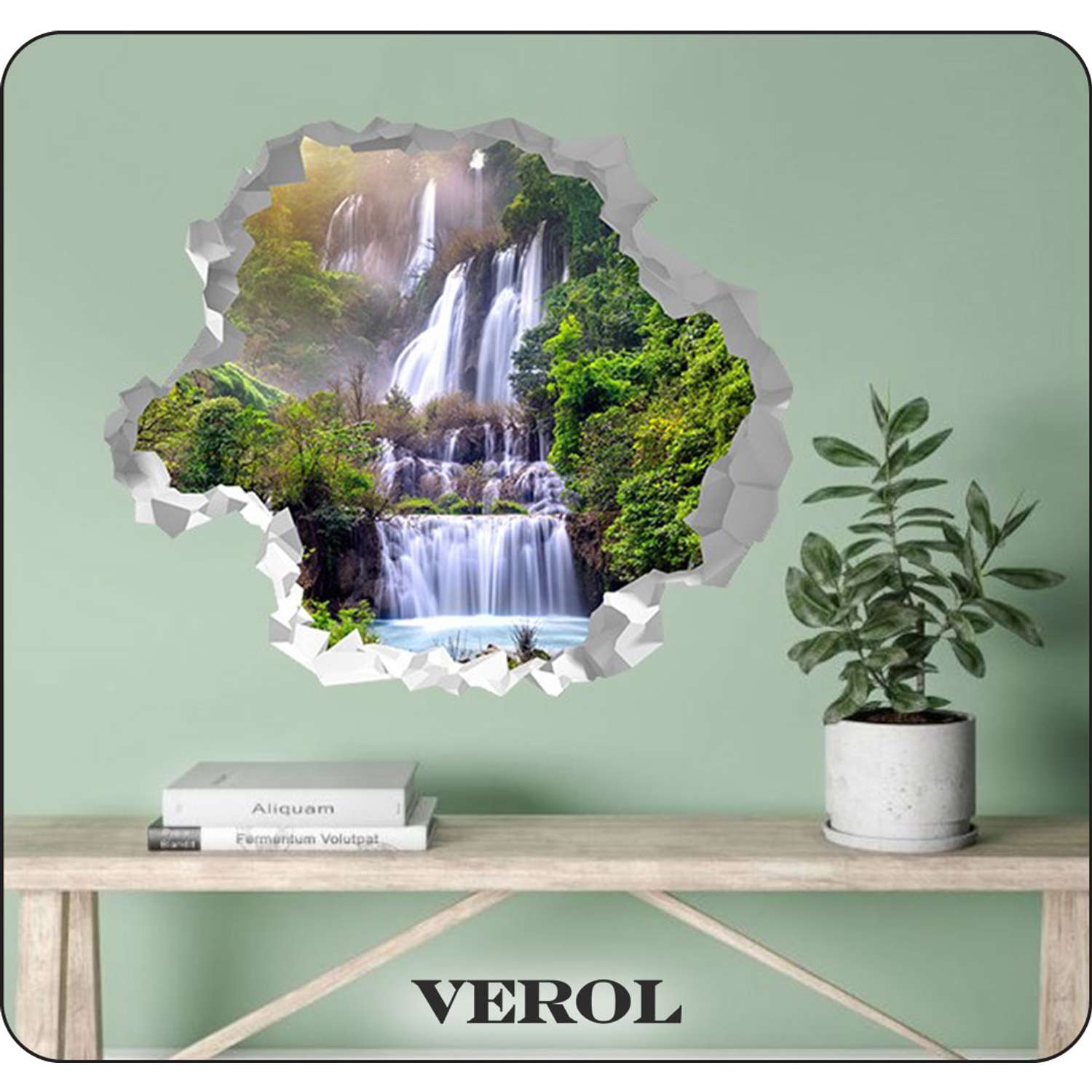 Наклейки интерьерные VEROL Пейзаж в стене - фото 4