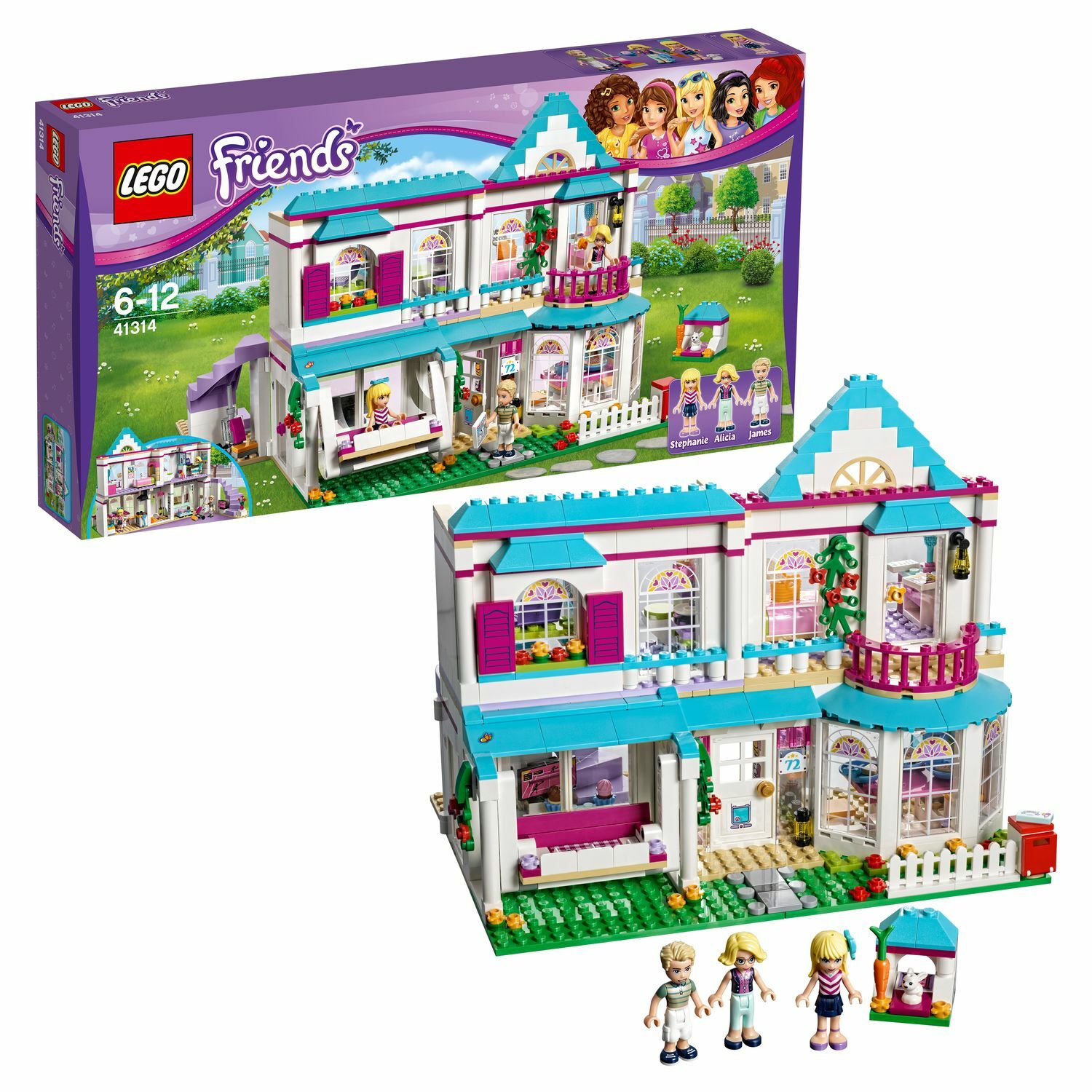 Конструктор LEGO Friends Дом Стефани (41314) купить по цене 5499 ₽ в  интернет-магазине Детский мир