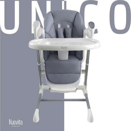 Стульчик для кормления Nuovita Unico Grigio Серый