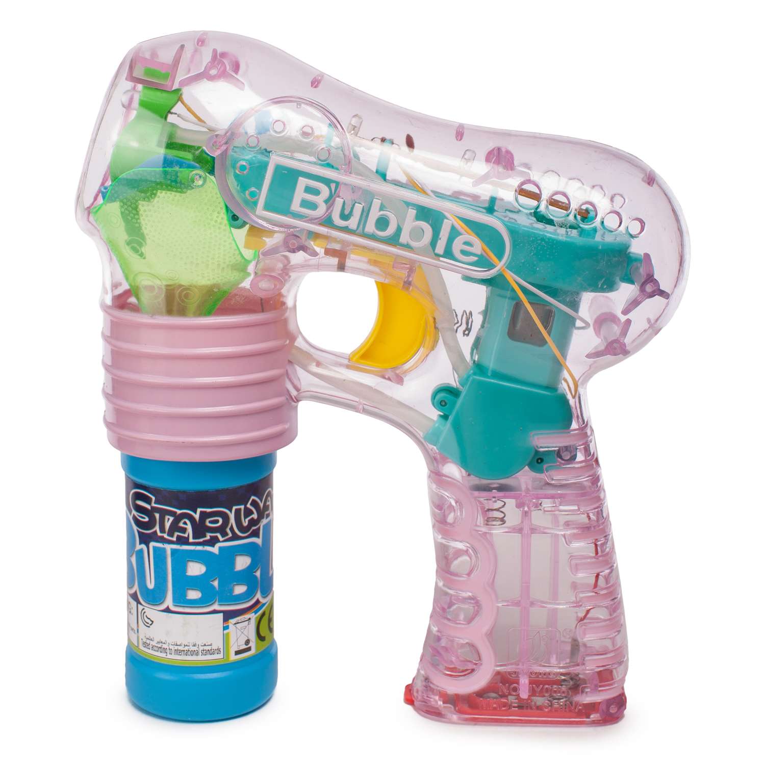 Пистолет Newsun Toys для выдувания мыльных пузырей+ 1 бутылочка 70мл JY006-B - фото 1