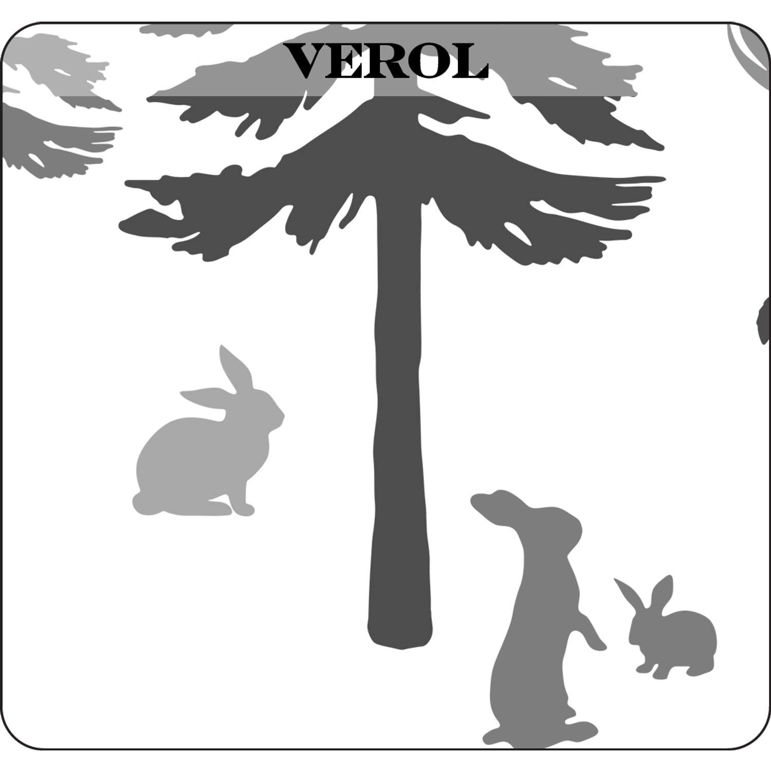 Наклейки интерьерные VEROL Сосновый лес и олень - фото 6
