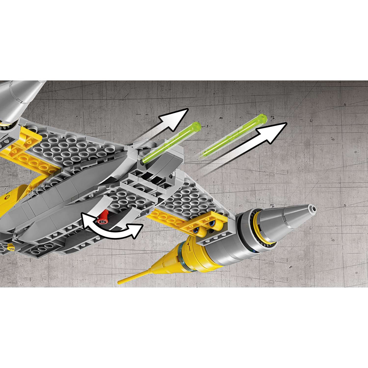 Конструктор LEGO Star Wars Naboo Starfighter блочный - фото 8