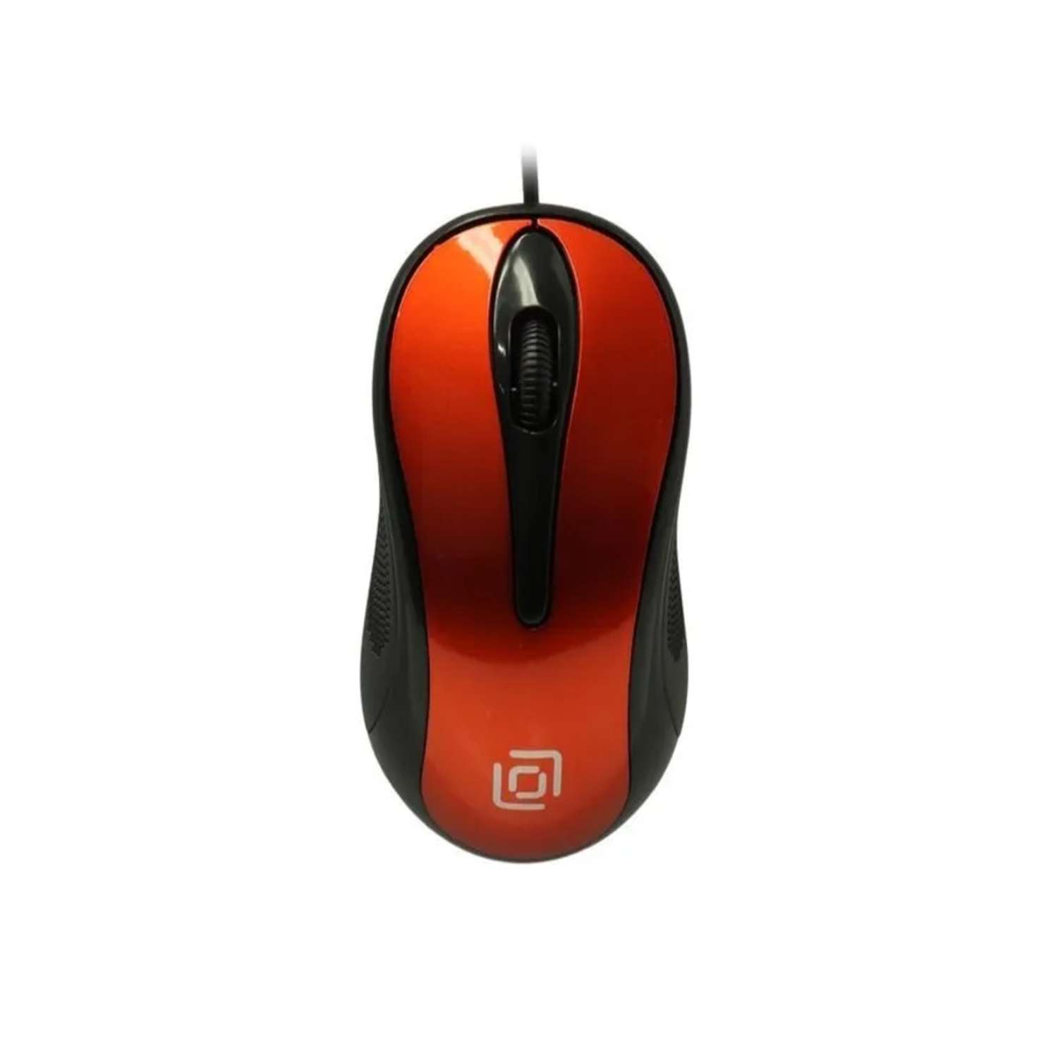 Мышь OKLICK 385M черный/красный оптическая (1000dpi) USB для ноутбука (2but) - фото 1