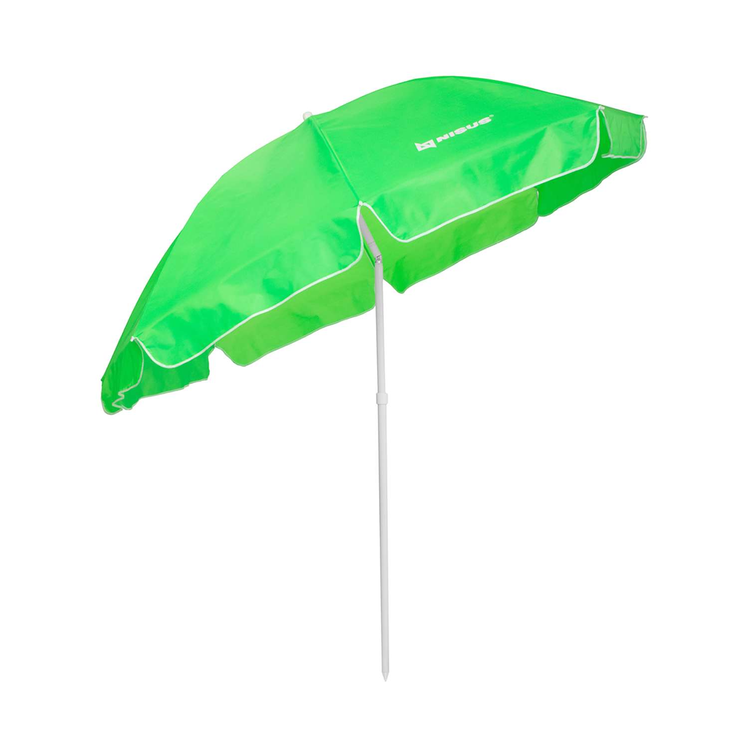 Зонт пляжный с наклоном NISUS Зеленый - фото 1