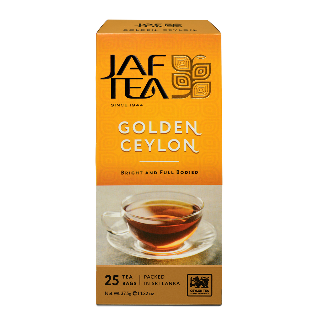 Чай чёрный JAF TEA Golden Ceylon 25 пакетиков - фото 1