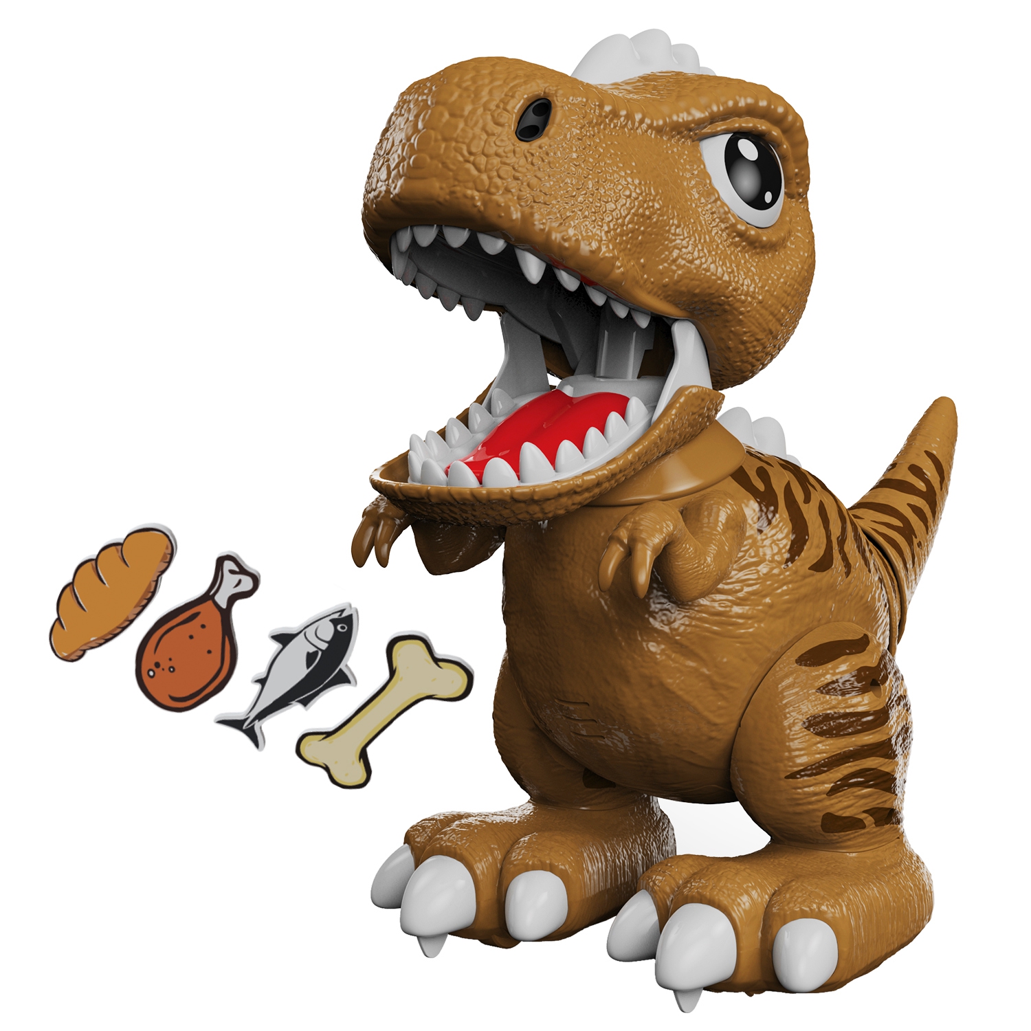 Интерактивная игрушка Mioshi Умный динозавр: Красавчик 21 см кусает свет звук - фото 1