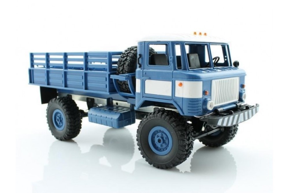 Радиоуправляемая машина WPL Газ 66 грузовая 1:16 RTR 2.4G Blue - фото 2