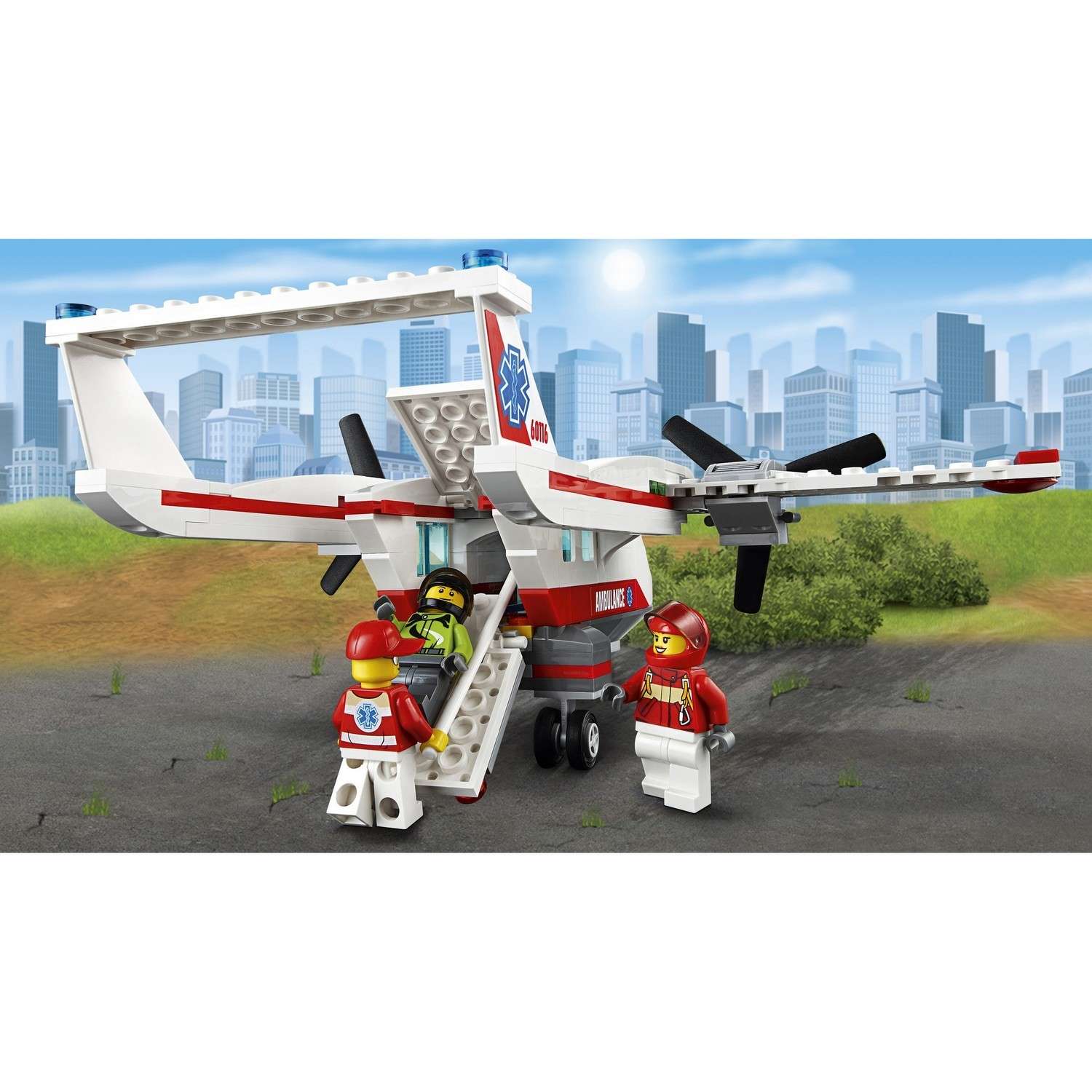 Конструктор LEGO City Great Vehicles Самолет скорой помощи (60116) - фото 9