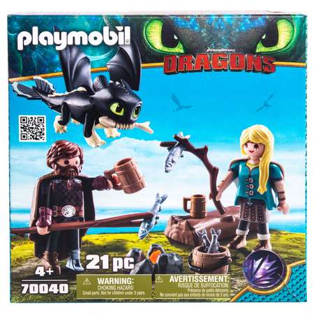 Конструктор Playmobil Dragons Иккинг и Астрид 70040pm