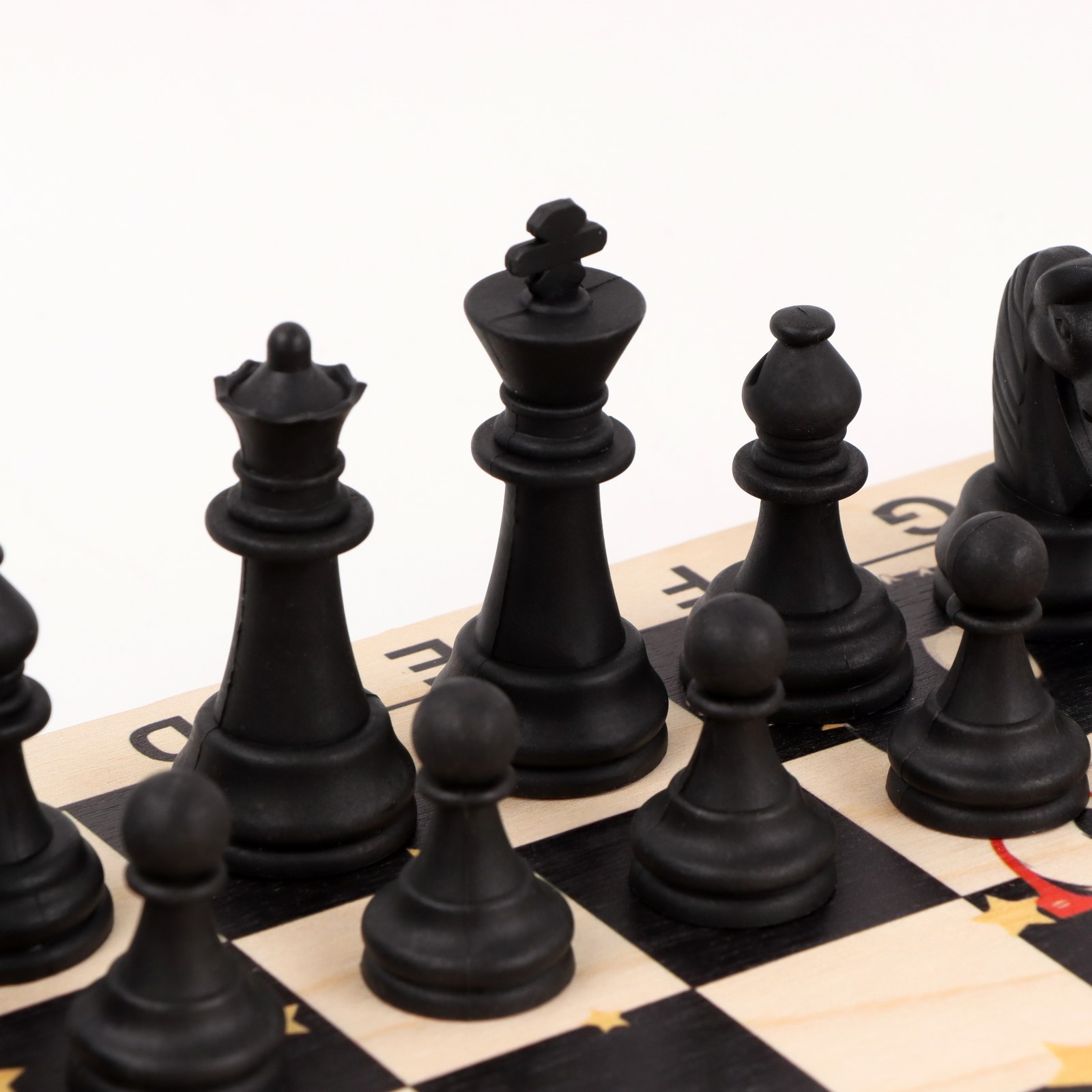 Шахматы Sima-Land обиходные «Панды» король h 6.2 см пешка h 3.2 см доска 29х29 см - фото 4