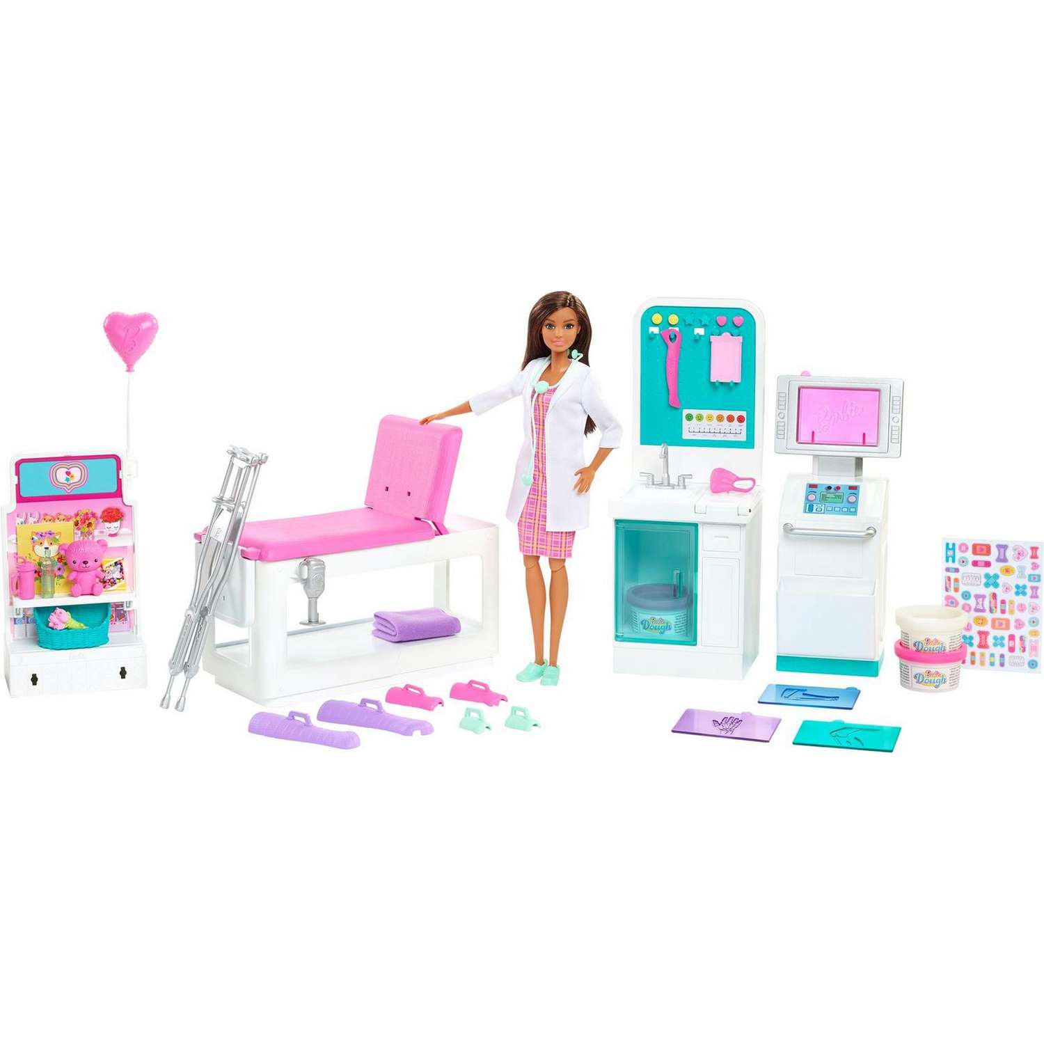 Набор игровой Barbie Клиника с куклой и аксессуарами GTN61 GTN61 - фото 1